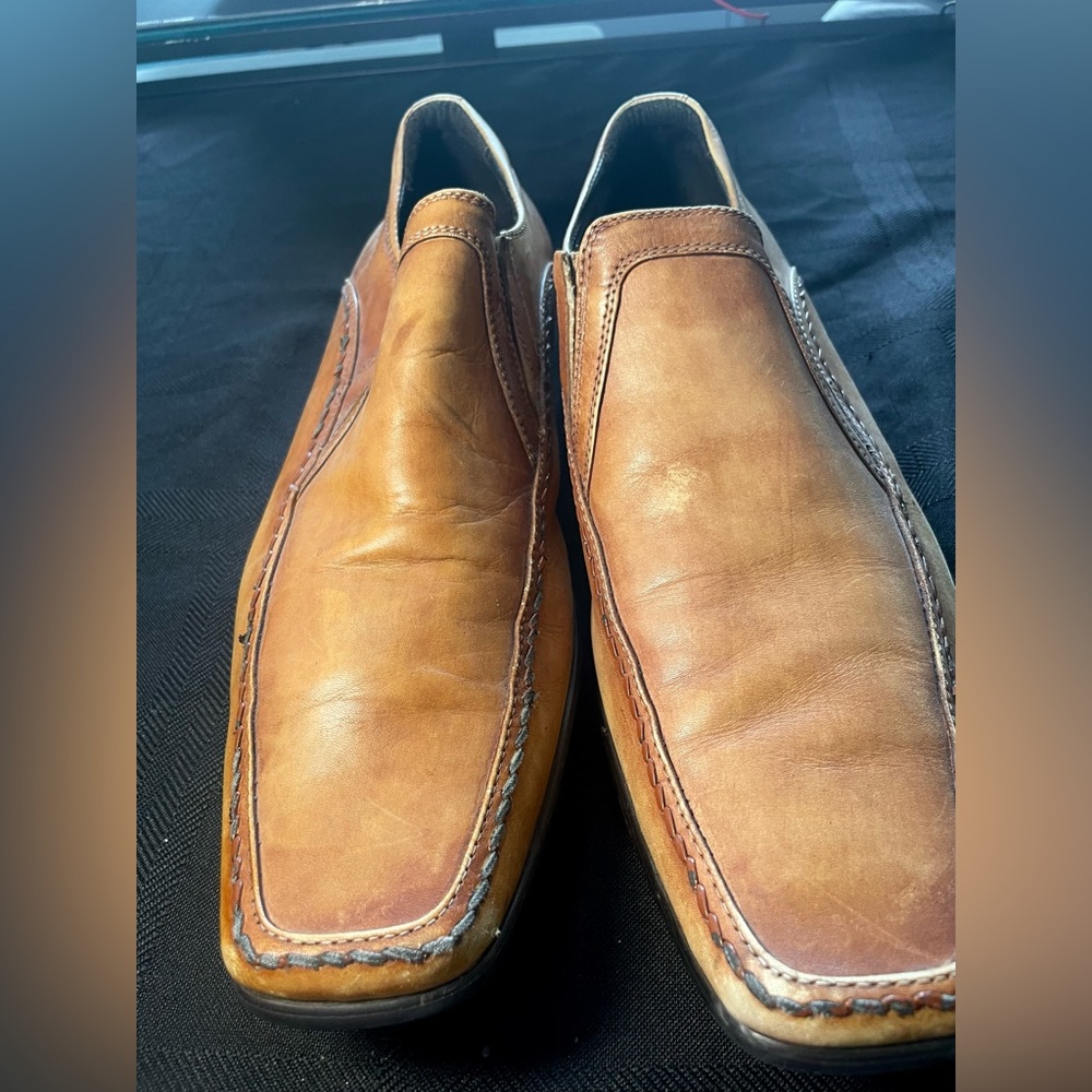 Men’s Kenneth Cole NYLE LEATHER DRIVER loafer size : 10.5